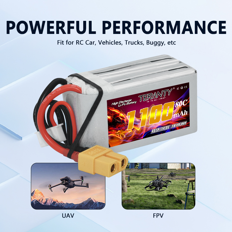 Batteria Lipo TERANTY 4S 1100m - Drone Battery Lipo recensione e prezzo